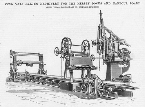 Liverpool dock gate machinery - liverpool,
