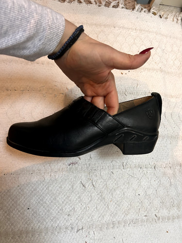 Ariat black leather slip - ariat,