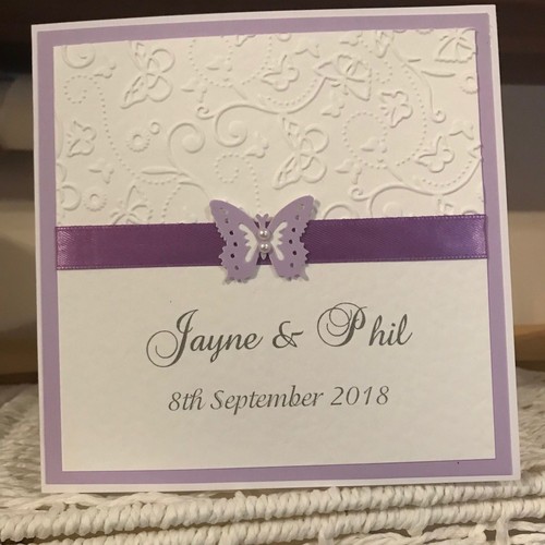 Butterfly wedding invitation - invitation,