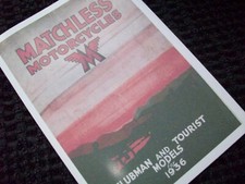 MATCHLESS 1936 MOTORCYCLE