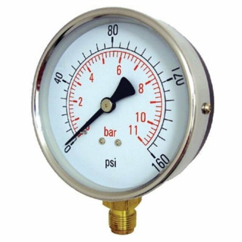 Pressure gauge bottom - pressure,