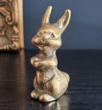 Vintage Solid Brass Rabbit