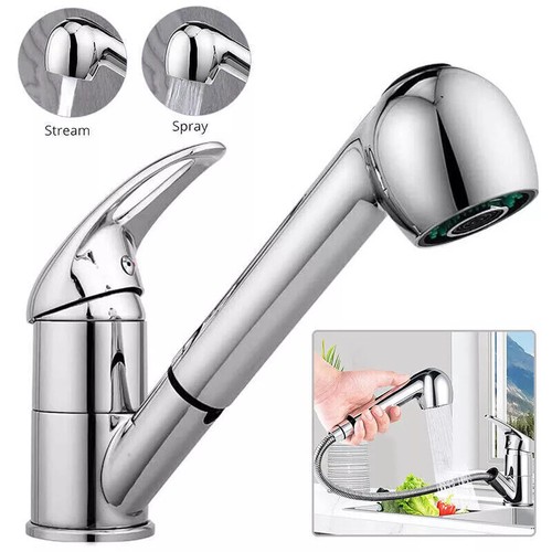 Chrome combi mixer tap pull - combi, tap&pull