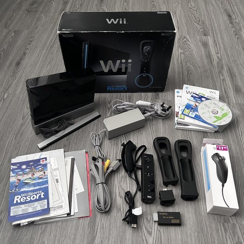 Nintendo wii black boxed - wii,