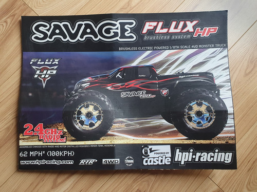 Hpi savage flux c car - flux, r/c