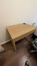 IKEA Micke Oak Desk with Draw in Great Condition