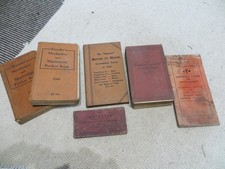Vintage Engineers/Machinists Pocket Books x 6