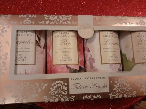 4x50g floral talc talcum - floral,