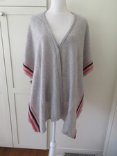 Aqua 100% Cashmere Poncho