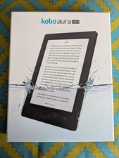 Rakuten Kobo Aura H2O waterproof eReader / eBook Reader Model N250, 4GB, Boxed!