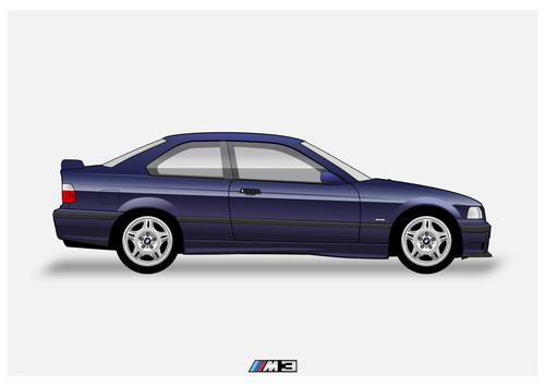 Poster bmw e36 evo a4 - poster,