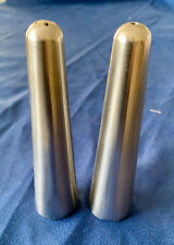 OLD HALL : salt & pepper pots : stainless steel : RETRO : probably Robet Welch&