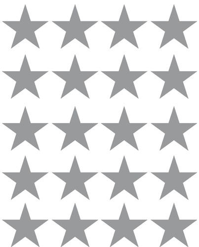 Stars vinyl wall - 20,