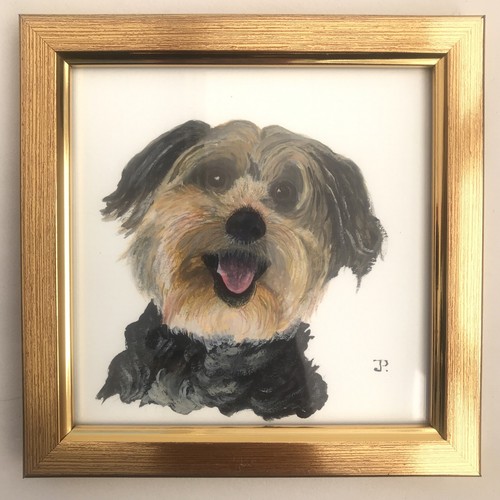 Framed watercolour painting - watercolour,