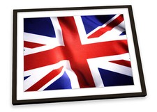 Union Jack British UK Flag FRAMED ART PRINT Picture Poster Artwork
