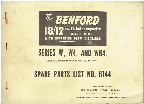 Benford wb4 series - ,, w4