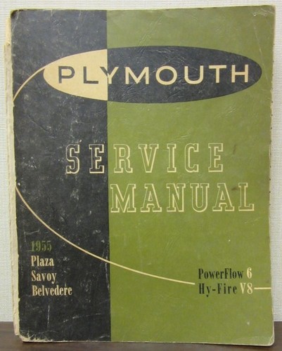 Plymouth service manual - service,