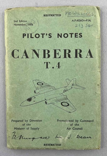 English electric canberra 4 - canberra, t.4