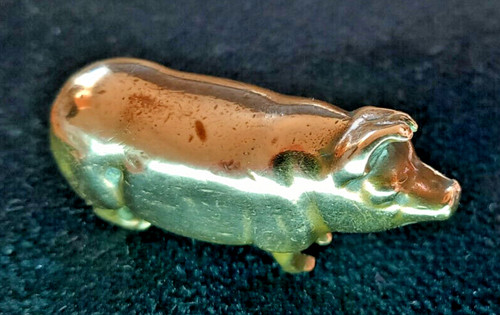 Gorgeous vintage brass pig - brass,
