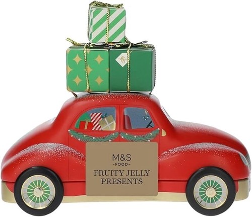Holiday car shaped - holiday, tin