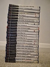 PS2 Games bundle Need For Speed Metal Gear Solid Klonoa Manhunt DMC Rare CIB