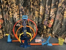 Hot Wheels Track Builder Unlimited Triple Loop Kit, Build Boost Stunt Playset