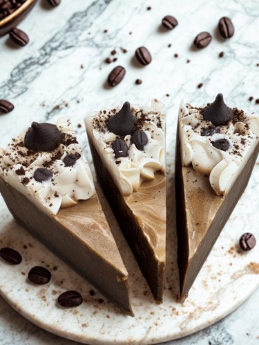 Handmade soap cake - slice,