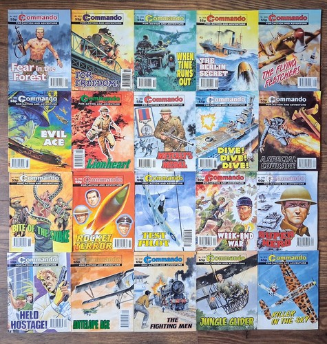 Commando comics job lot - job, bundle
