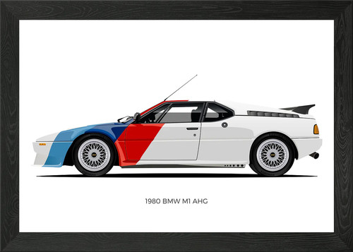 1980 bmw ahg framed - bmw, m1