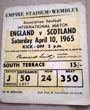 10-4-1965 England v Scotland