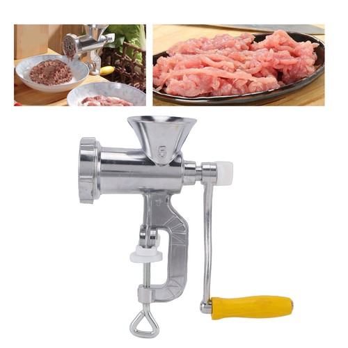 Manual meat grinder - meat, crank