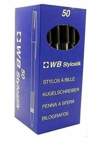 Stylostik black pens biro - black,
