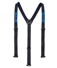 Bare Drysuit Black Suspenders