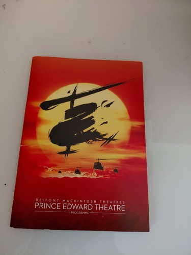 Miss saigon tour programe 2016 - saigon,