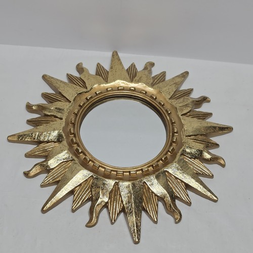Vintage gold sunburst wall - vintage,