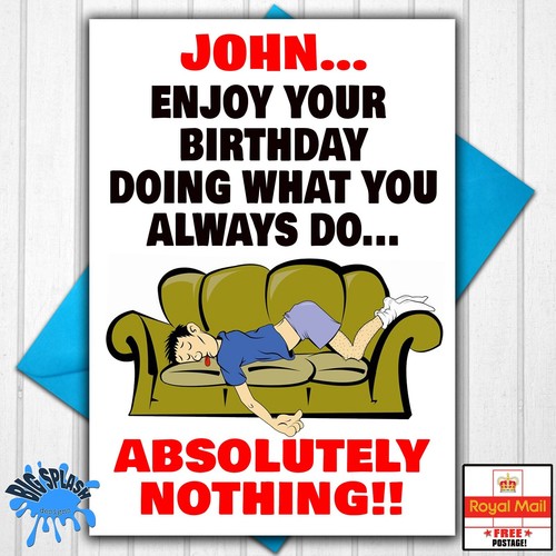 Funny personalised birthday - personalised,