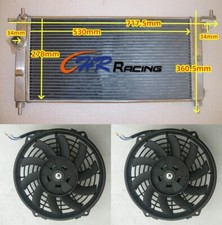 2ROW Aluminum Radiator+FANS