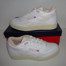 Reebok Ladies New White Leather Trainers Shoes Womens Classic RRP £85 Size 5.5