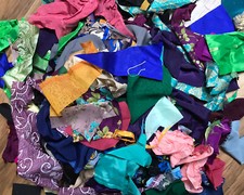 Mixed fabrics scrap - mixed,