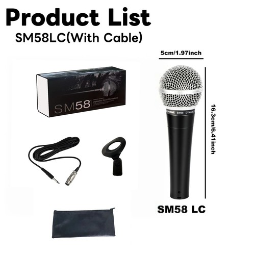New shure sm58s dynamic - new, vocal