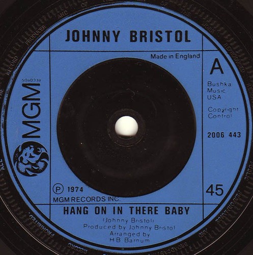 Johnny bristol hang on in - bristol,