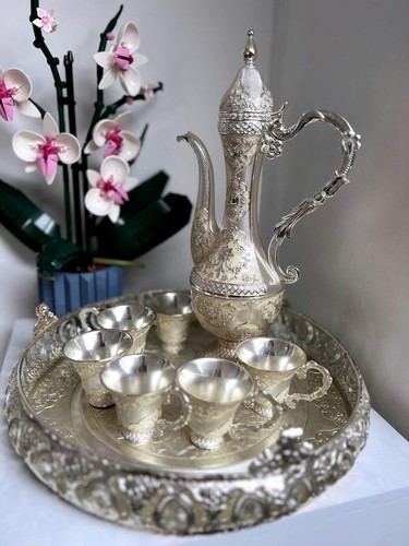 Antique style turkish tea - style, set