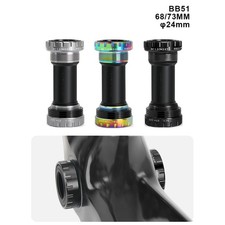 1 37x24T Bottom Bracket Fits 68 73mm Shell Size Road and Mountain Bikes