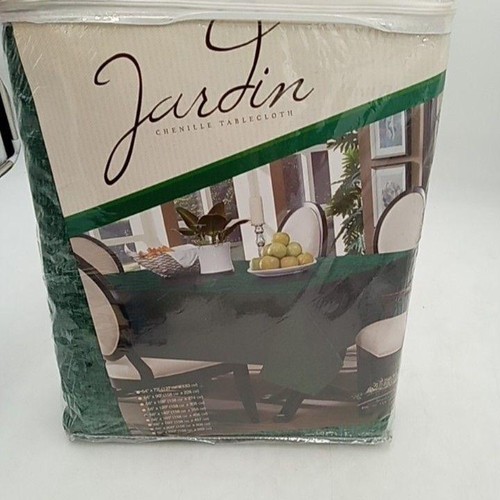 Jardin chenille tablecloth - jardin,