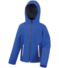Kids Hooded Softshell Jacket