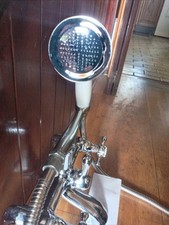 Reconditioned Victorian Bath Mixer Shower Tap.New Tap Heads Full Kit,and Washers