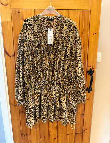 Zara leopard animal print - zara,