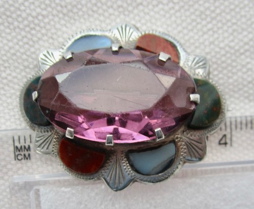 Vintage scottish agates set - vintage,