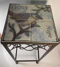 Vintage Wrought Iron & Tile