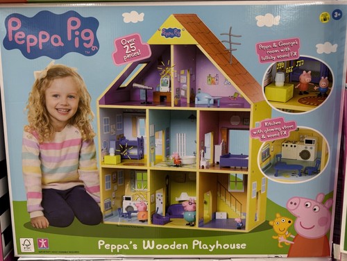 New peppa pig wooden playhouse - new,